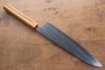 Yu Kurosaki Senko R2/SG2 Martelé Gyuto  240mm Chêne vivant laqué Manipuler - japanny-FR
