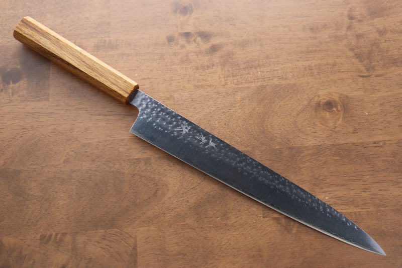 Yu Kurosaki Senko R2/SG2 Martelé Sujihiki  270mm Chêne vivant laqué Manipuler - japanny-FR