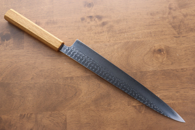 Yu Kurosaki Senko R2/SG2 Martelé Sujihiki  270mm Chêne vivant laqué Manipuler - japanny-FR