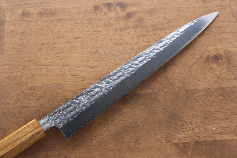 Yu Kurosaki Senko R2/SG2 Martelé Sujihiki  270mm Chêne vivant laqué Manipuler - japanny-FR