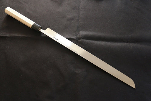 Sakai Takayuki Acier Blanc No.2 couteau à thon  450mm - japanny-FR