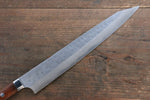 Takeshi Saji SRS13 Martelé(Maru) Kiritsuke Sujihiki  270mm Ironwood Manipuler - japanny-FR