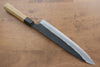 Kikuzuki Acier Blanc No.2 Finition noire Gyuto  270mm Magnolia Manipuler - japanny-FR