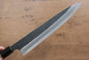 Kikuzuki Acier Blanc No.2 Finition noire Gyuto  270mm Magnolia Manipuler - japanny-FR