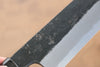 Kikuzuki Acier Blanc No.2 Finition noire Kirituke Gyuto  210mm Magnolia Manipuler - japanny-FR