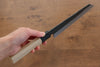 Kikuzuki Acier Blanc No.2 Finition noire Kirituke Gyuto  210mm Magnolia Manipuler - japanny-FR