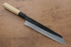 Kikuzuki Acier Blanc No.2 Finition noire Kirituke Gyuto  240mm Magnolia Manipuler - japanny-FR