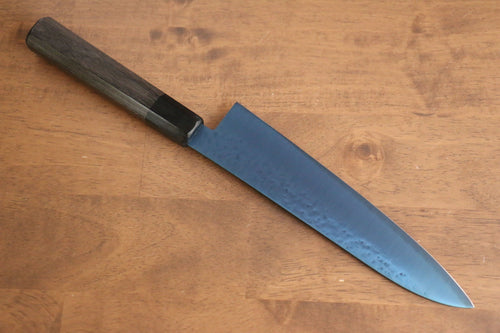 Seisuke Acier SK-85 Ion plating Martelé Gyuto  210mm Bois de pakka Gris Manipuler - japanny-FR