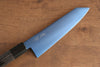 Seisuke Acier SK-85 Ion plating Kiritsuke Santoku  180mm Bois de pakka Gris Manipuler - japanny-FR