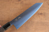 Seisuke Acier SK-85 Ion plating Kiritsuke Santoku  180mm Bois de pakka Gris Manipuler - japanny-FR