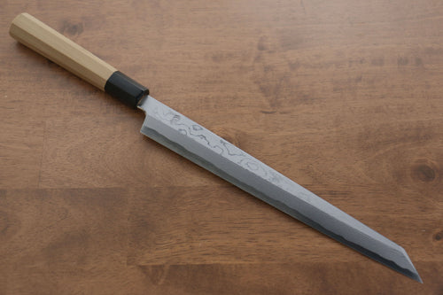 Kikuzuki Acier Bleu No.1 Damas Kiritsuke Yanagiba  270mm Magnolia Manipuler - japanny-FR