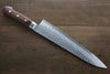 Seisuke VG10 17-Couches Damas Gyuto  240mm Acajou Manipuler - japanny-FR