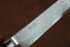 Seisuke Mokusei ZA-18 Finition miroir Damas Petite-utilité  135mm Bois de Pakka marron Manipuler - japanny-FR