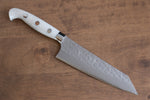 Yu Kurosaki Senko Ei R2/SG2 Martelé Petit Santoku  150mm Acrylique blanc Manipuler - japanny-FR