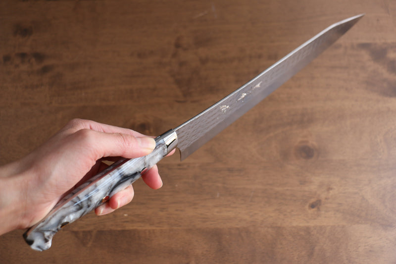 Yu Kurosaki Senko Ei R2/SG2 Martelé Gyuto  240mm  Manipuler - japanny-FR