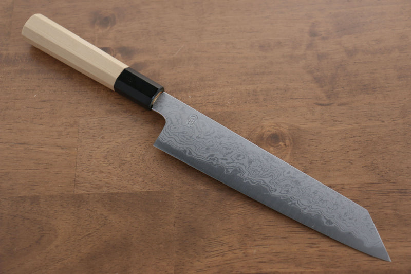 Kikuzuki Acier Bleu No.1 Damas Kirituke Gyuto  210mm Magnolia Manipuler - japanny-FR