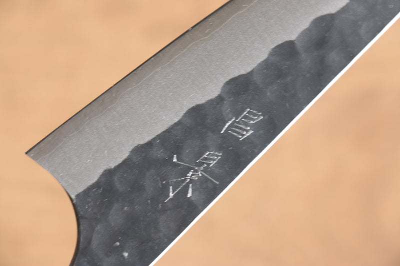 Masakage Koishi Super Bleu Finition noire couteau en os  150mm Cerisier américain Manipuler - japanny-FR