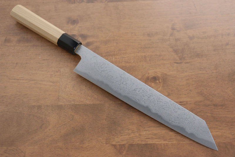 Kikuzuki Acier Bleu No.1 Damas Kirituke Gyuto  270mm Magnolia Manipuler - japanny-FR