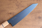 Seisuke Acier SK-85 Ion plating Kirituke Gyuto  210mm bois blanc Manipuler - japanny-FR