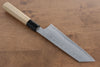 Kikuzuki Acier Bleu No.1 Damas Kiritsuke Santoku  180mm Magnolia Manipuler - japanny-FR