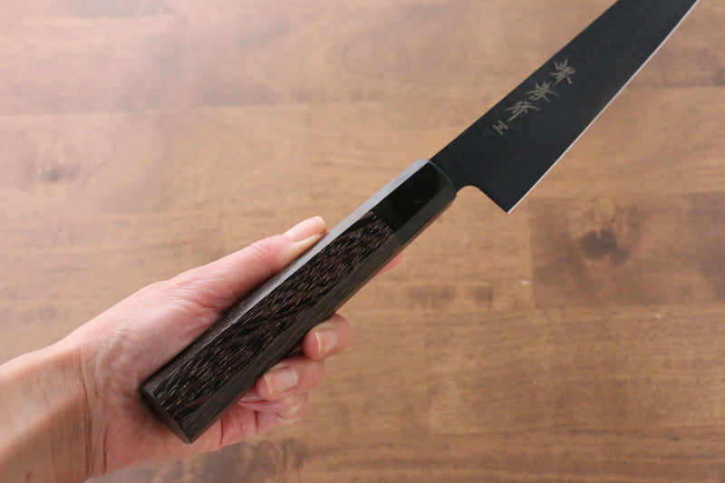 Sakai Takayuki Kurokage VG10 Martelé Revêtement en téflon Sujihiki  240mm Wenge Manipuler - japanny-FR