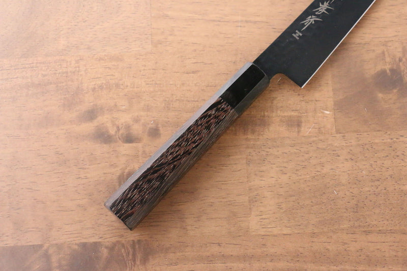 Sakai Takayuki Kurokage VG10 Martelé Revêtement en téflon Sujihiki  240mm Wenge Manipuler - japanny-FR