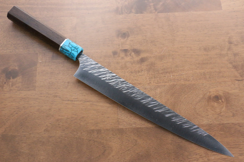 Yu Kurosaki Fujin SPG2 Martelé Damas Sujihiki  270mm Wenge Manipuler - japanny-FR