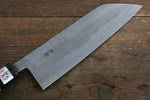 Fujiwara Teruyasu Acier Blanc No.1 Nashiji Santoku  180mm Magnolia Manipuler - japanny-FR