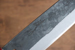 Seisuke Kurumi Acier Bleu Kurouchi Bunka  180mm Noix(double bague derouge ) Manipuler - japanny-FR