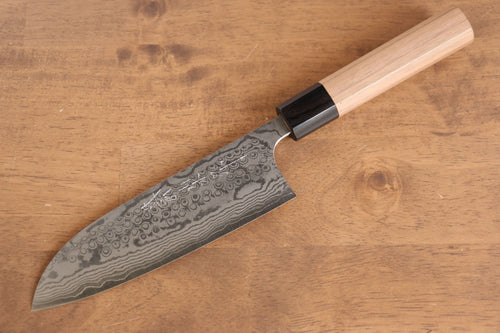 Nao Yamamoto VG10 Damas Santoku  165mm Noix Manipuler - japanny-FR