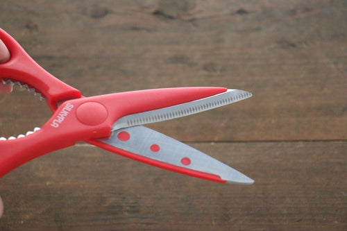 Silky Kitchen Scissors Red - japanny-FR