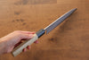 Jikko Arata Acier Blanc No.2 Santoku 180mm Manipuler Magnolia - japanny-FR