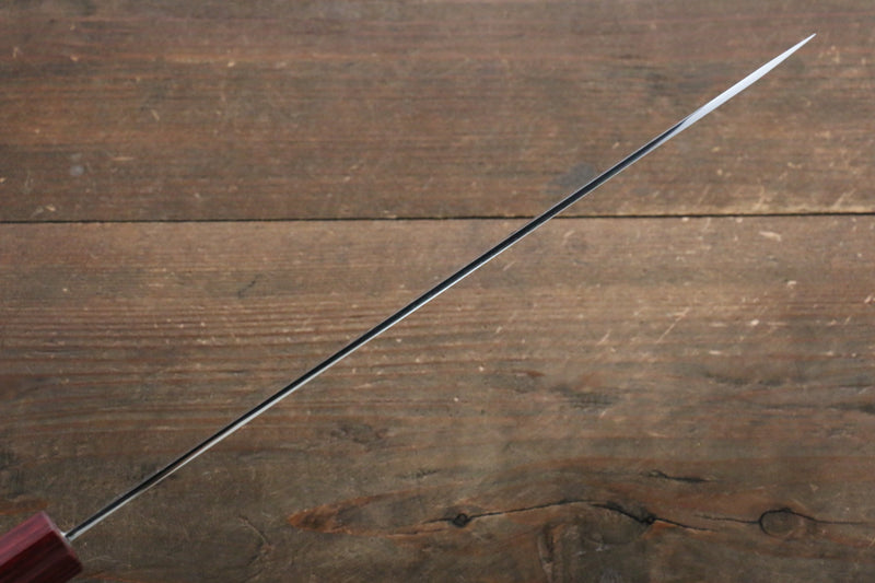 Makoto Kurosaki Ryusei Super Bleu Nashiji Gyuto  240mm Cerisier américain Manipuler - japanny-FR