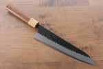 Seisuke Kokubyaku Super Bleu Martelé Kurouchi Gyuto  210mm Morado Manipuler - japanny-FR