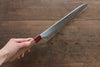 Makoto Kurosaki Ryusei Super Bleu Nashiji Gyuto  240mm Cerisier américain Manipuler - japanny-FR