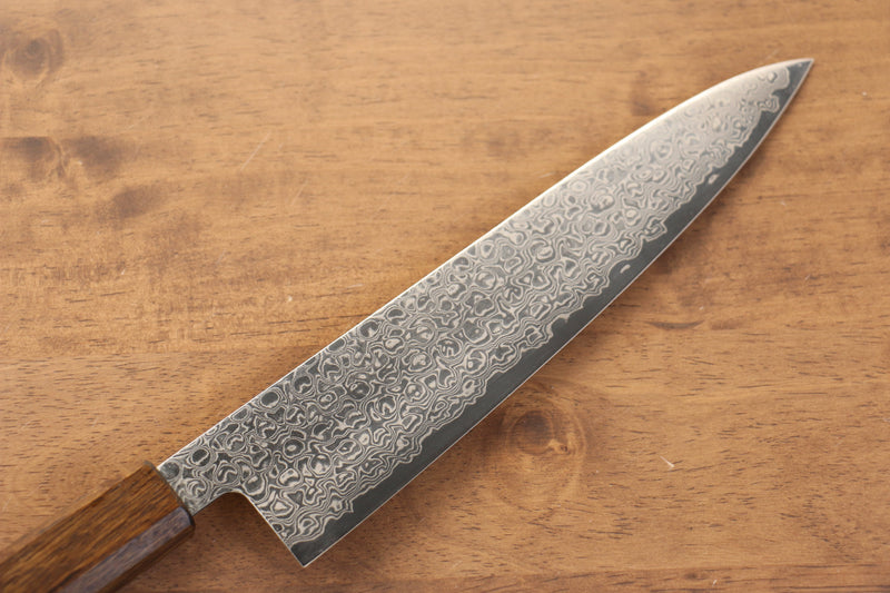 Seisuke ZA-18 Finition miroir Damas Gyuto  210mm Chêne Manipuler - japanny-FR