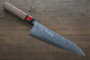 Shigeki Tanaka Acier Bleu No.2 Damas Gyuto  210mm Noix Manipuler - japanny-FR