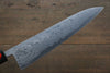 Shigeki Tanaka Acier Bleu No.2 Damas Gyuto  210mm Noix Manipuler - japanny-FR