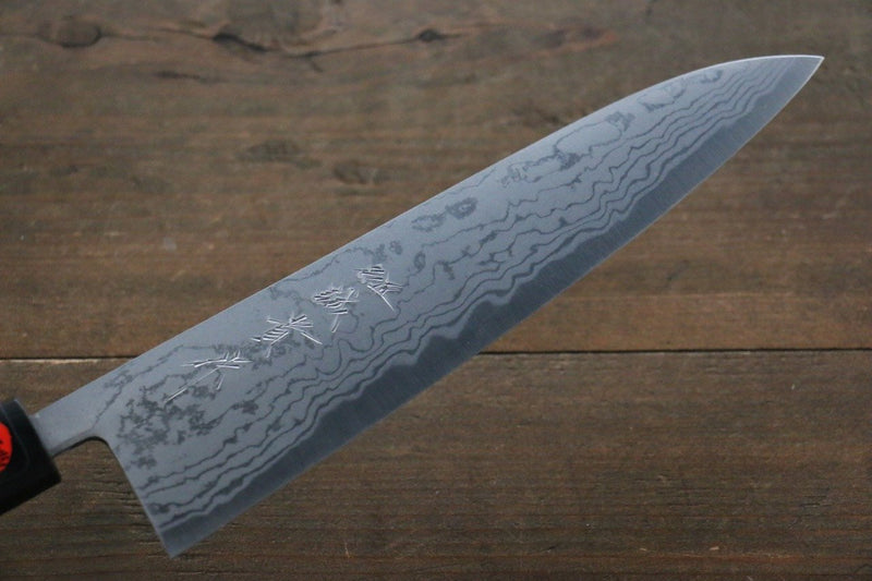 Shigeki Tanaka Acier Bleu No.2 Damas Gyuto  210mm Noix Manipuler - japanny-FR