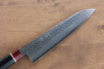 Seisuke VG10 Damas Gyuto  210mm Bois de pakka noir Manipuler - japanny-FR