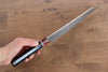 Seisuke VG10 Damas Gyuto  210mm Bois de pakka noir Manipuler - japanny-FR