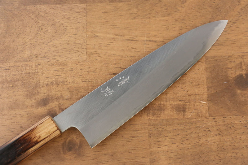 Seisuke Acier Blanc No.2 Gyuto  240mm Chêne brûlé(Mehakkaku) Manipuler - japanny-FR