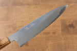 Seisuke Acier Blanc No.2 Gyuto  240mm Chêne brûlé(Mehakkaku) Manipuler - japanny-FR