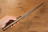 Seisuke Nami AUS10 Finition miroir Damas Gyuto  240mm Chêne Manipuler - japanny-FR