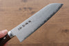 Kanetsune VG1 17 Couche de Damas Santoku  165mm Acajou Manipuler - japanny-FR