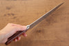 Seisuke Mokusei ZA-18 Finition miroir Damas Gyuto  210mm Bois de Pakka marron Manipuler - japanny-FR