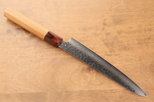 Couteau japonais artisanal SG2 damas de Takeshi Saji - Couteau nakiri 18 cm