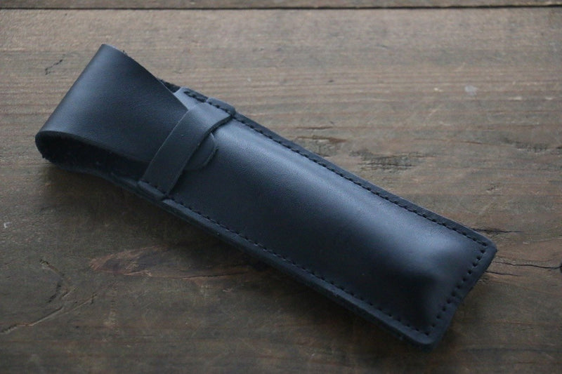 Takeshi Saji R2/SG2 Damas noir couteau à steak pliant  100mm Micarta blanc Manipuler - japanny-FR