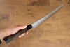 Sakai Takayuki Zangetsu Enten Acier argenté NO.3 Damas Sakimaru Yanagiba  330mm Wenge (avec anneau blanc) Manipuler avec Gaine - japanny-FR