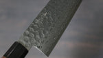 Seisuke AUS10 45 Couche de Damas Gyuto  240mm Shitan Manipuler - japanny-FR